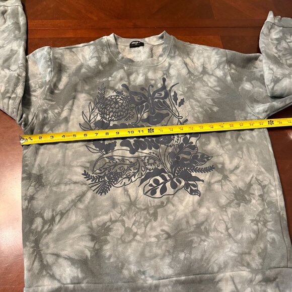 Forever 21 Mens Tie-Dye Graphic Crewneck Sweatshirt L - Picture 4 of 7